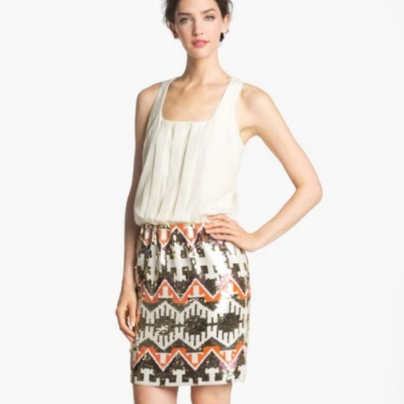 Jessica Simpson Racerback Sequin Dress - Picture 7 of 8